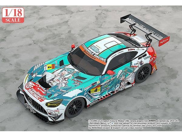 GOODSMILE RACING 1/18 Good Smile Hatsune Miku AMG 2023 Season Opening Ver. | 4580416947374