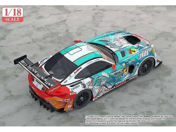 GOODSMILE RACING 1/18 Good Smile Hatsune Miku AMG 2023 Season Opening Ver. | 4580416947374