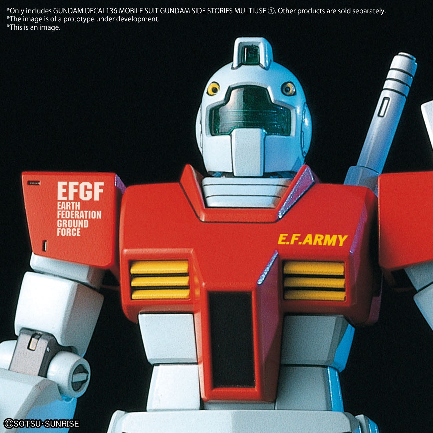 BANDAI Hobby GUNDAM DECAL136 MOBILE SUIT GUNDAM SIDE STORIES MULTIUSE 1
