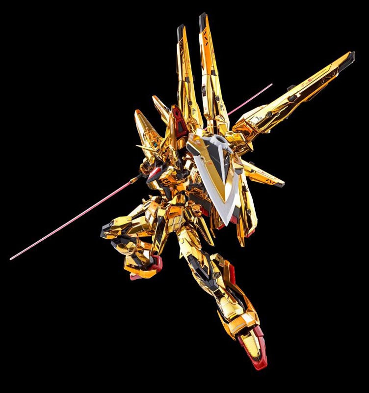 P-Bandai RG 1/144 Shiranui Unit for Akatsuki Gundam & Connecting Parts for HG Zeus Silhouette (MS body not included)
