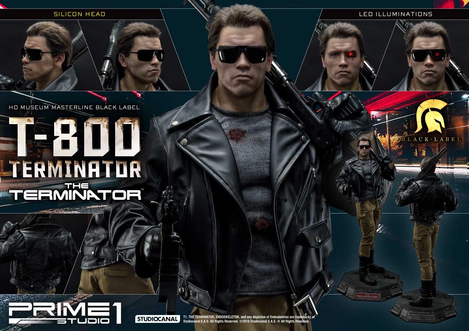 High Definition Museum Masterline Black Label The Terminator (Film) T-800 Terminator