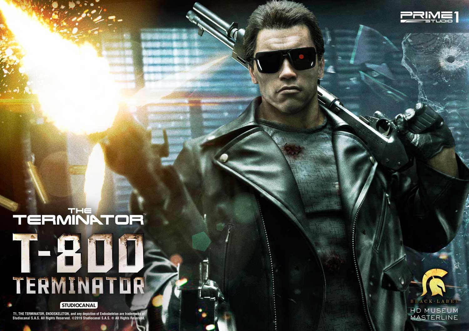 High Definition Museum Masterline Black Label The Terminator (Film) T-800 Terminator