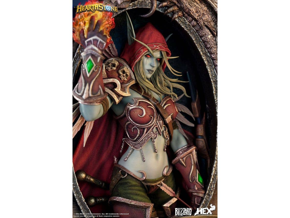 HEX Collectibles Blizzard Hearthstone® 10th Aniversary Sylvanas Windrunner 3D Art Frame | 6974281170278