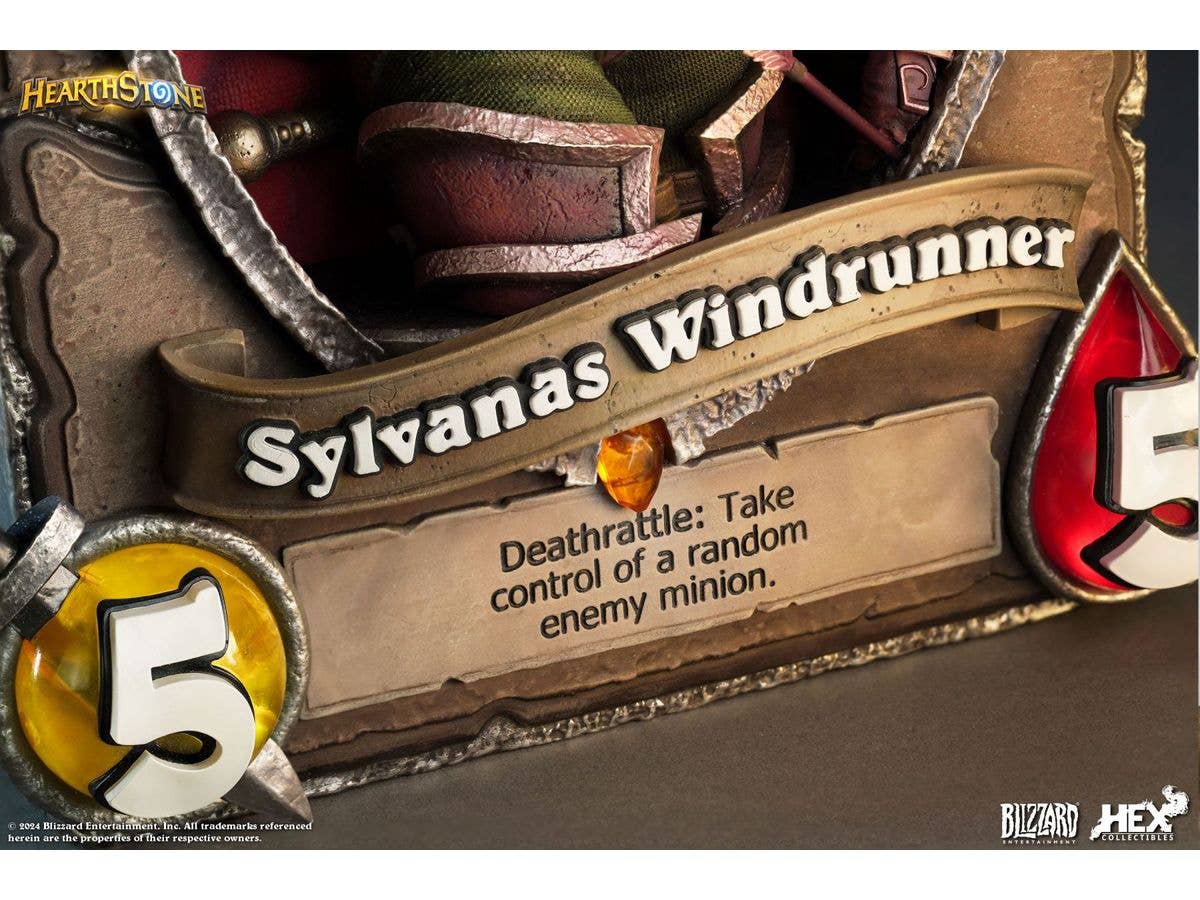 HEX Collectibles Blizzard Hearthstone® 10th Aniversary Sylvanas Windrunner 3D Art Frame | 6974281170278