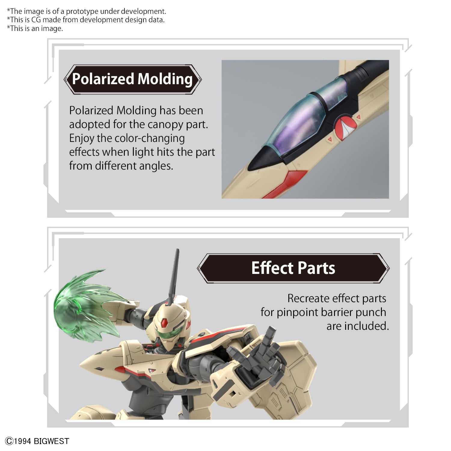 BANDAI HOBBY HG 1/100 YF-19(4573102642585)