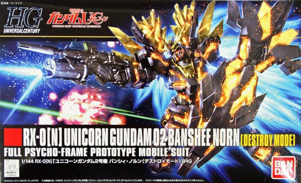 Bandai HGUC #175 1/144 Unicorn Gundam 02 Banshee Norn (Destroy Mode)