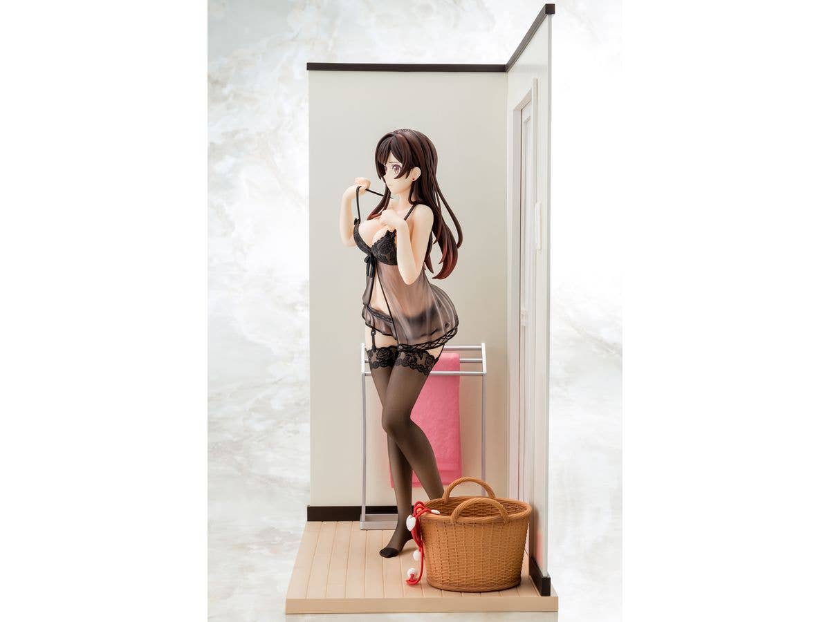 Hakoiri-musume 1/6 scaled pre-painted figure Rent-A-Girlfriend MIZUHARA Chizuru in see-through lingerie figure | 4570000500122