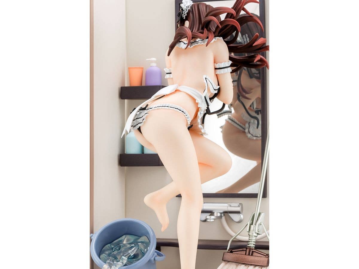 Hakoiri-musume 1/6 scale pre-painted completed figure Rent-A-Girlfriend MIZUHARA Chizuru Maid Bikini de cleanup figure | 4570000500313