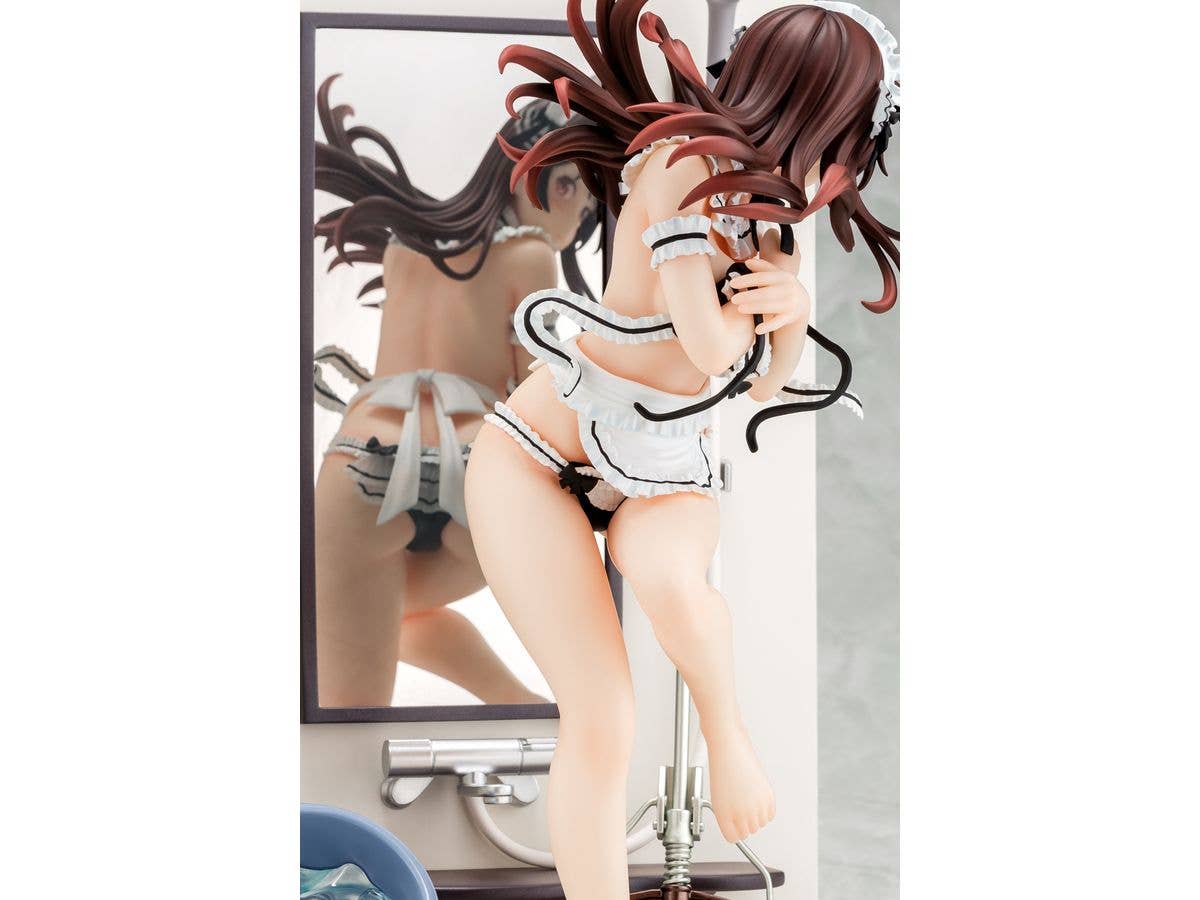 Hakoiri-musume 1/6 scale pre-painted completed figure Rent-A-Girlfriend MIZUHARA Chizuru Maid Bikini de cleanup figure | 4570000500313