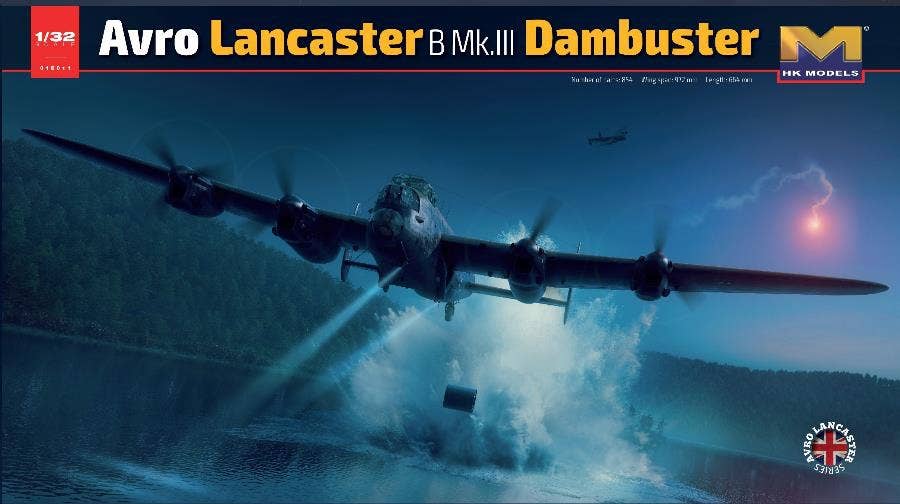 HK Models 1/32 AVRO Lancaster B MK.I / Mk.III Dambuster (3 In 1), Aircraft | 4897041570120