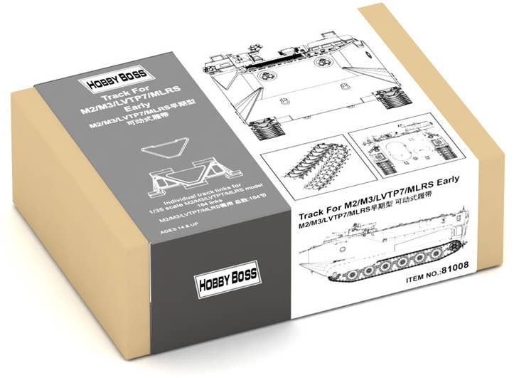 Hobby Boss 1/35 Track For M2/M3/LVTP7/MLRS Early | 6939319210081