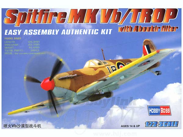 Hobby Boss 1/72 Spitfire MK.Vb TROP | 6939319202147