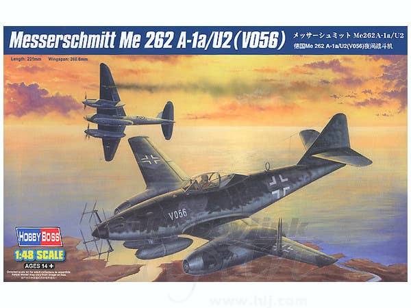 Hobby Boss 1/48 Me 262 A-1a/U2(V056) | 6939319203748
