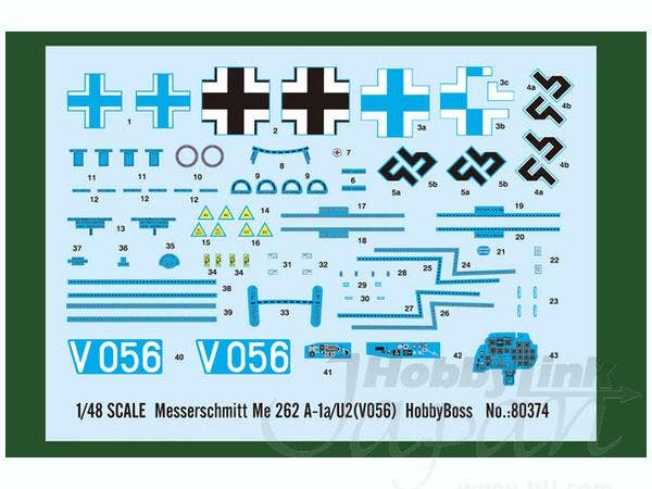 Hobby Boss 1/48 Me 262 A-1a/U2(V056) | 6939319203748
