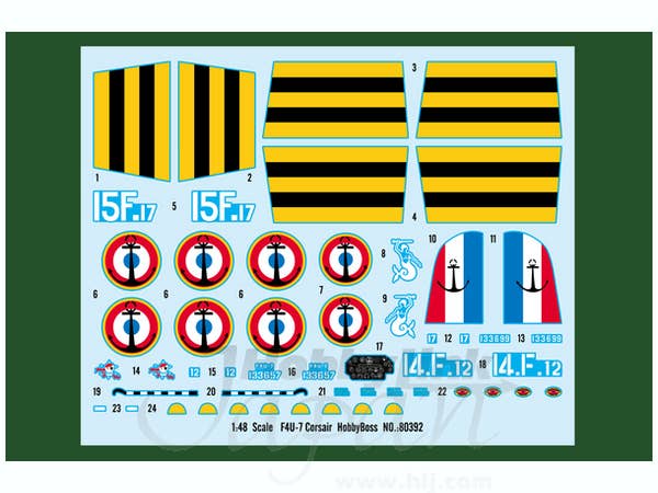 Hobby Boss 1/48 F4U-7 Corsair FRENCH NAVY | 6939319203922