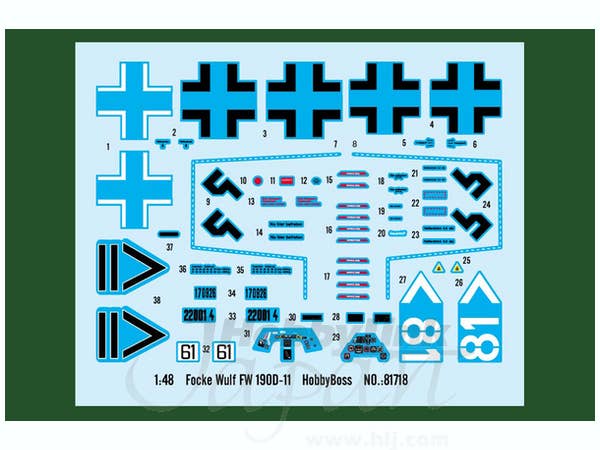Hobby Boss 1/48 Focke-Wulf FW190D-11 | 6939319217189