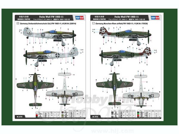 Hobby Boss 1/48 Focke-Wulf FW190D-11 | 6939319217189