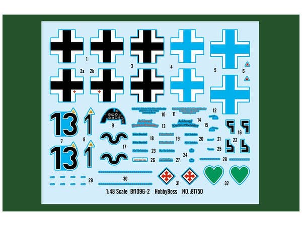 Hobby Boss 1/48 Bf109G-2 | 6939319217509