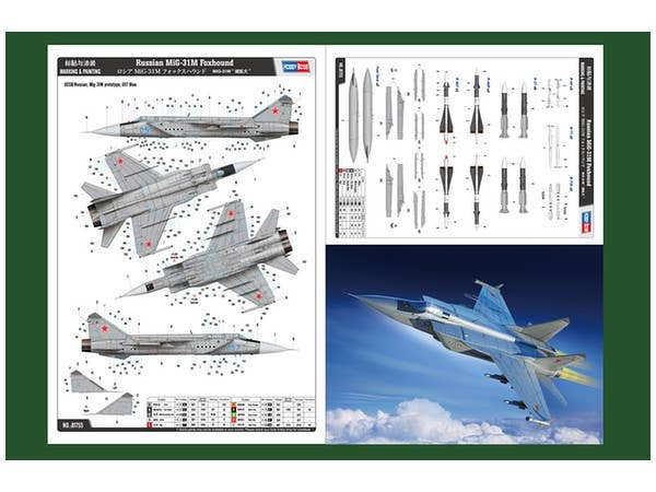 Hobby Boss 1/48 Russian MiG-31M Foxhound | 6939319217554