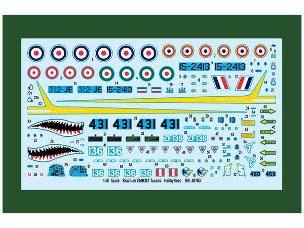 Hobby Boss 1/48 Brazilian EMB312 Tucano | 6939319217639