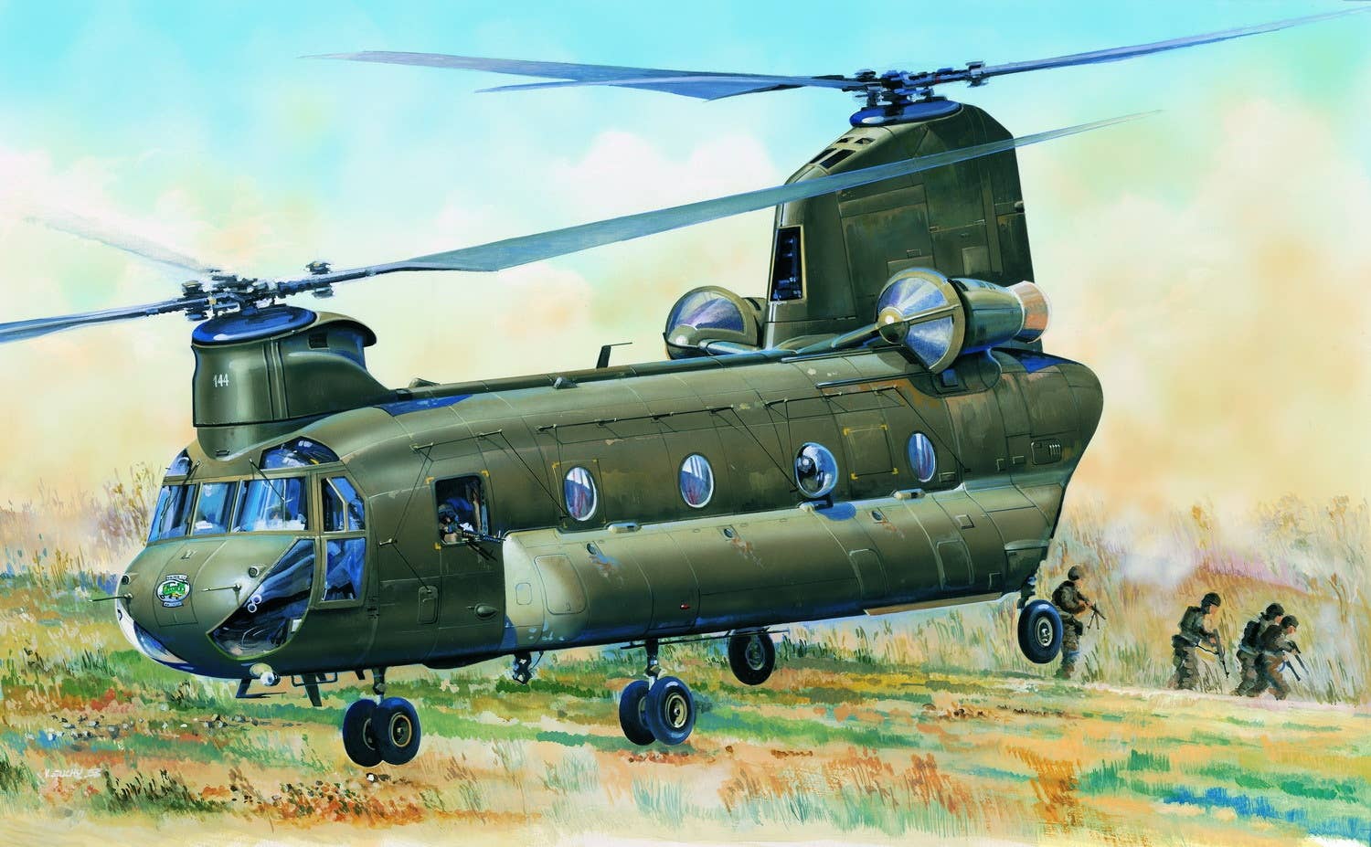 Hobby Boss 1/48 CH-47D CHINOOK | 6939319217738