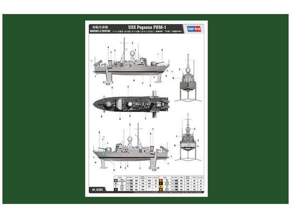 Hobby Boss 1/200 USS Pegasus PHM-1 | 6939319220059
