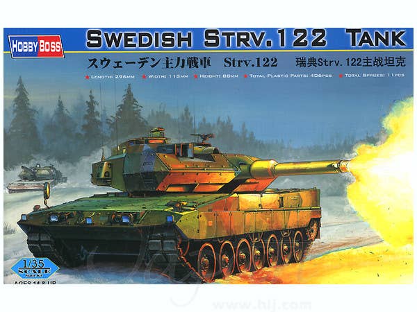 Hobby Boss 1/35 Swedish Strv.122 Tank | 6939319224040