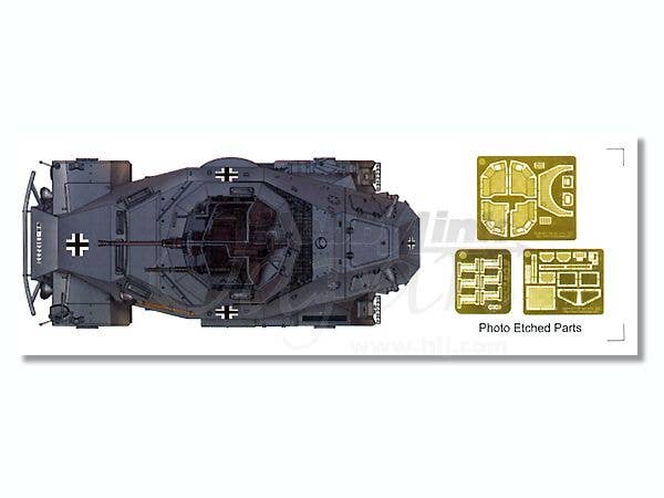 Hobby Boss 1/35 Sd.Kfz.222 Leichter Panzerspahwagen 2cm | 6939319224422