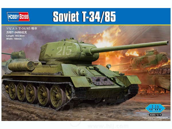 Hobby Boss 1/16 Soviet T-34/85 | 6939319226020