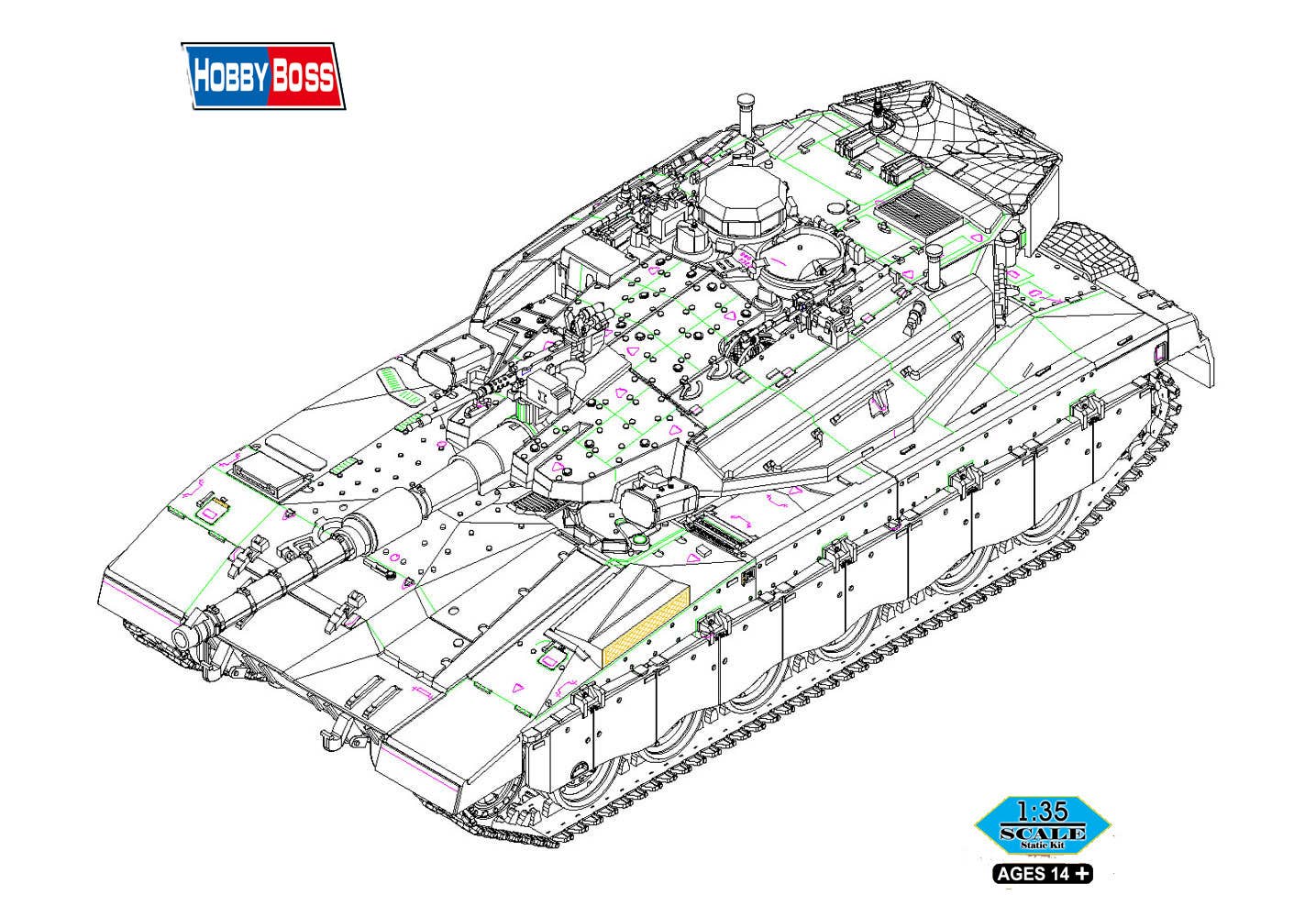 Hobby Boss 1/72 IDF Merkava Mk.IIID | 6939319229168