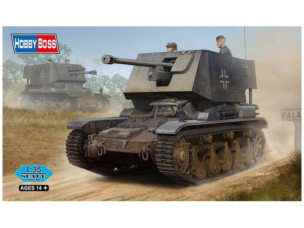 Hobby Boss 1/35 5 cm Pak(t) Sfl.auf Fgst. Pz.Kpfw.35 R 731(f) | 6939319238085