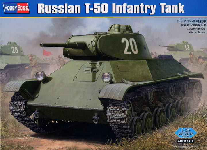 Hobby Boss 1/35 Russian T-50 Infantry Tank | 6939319238276