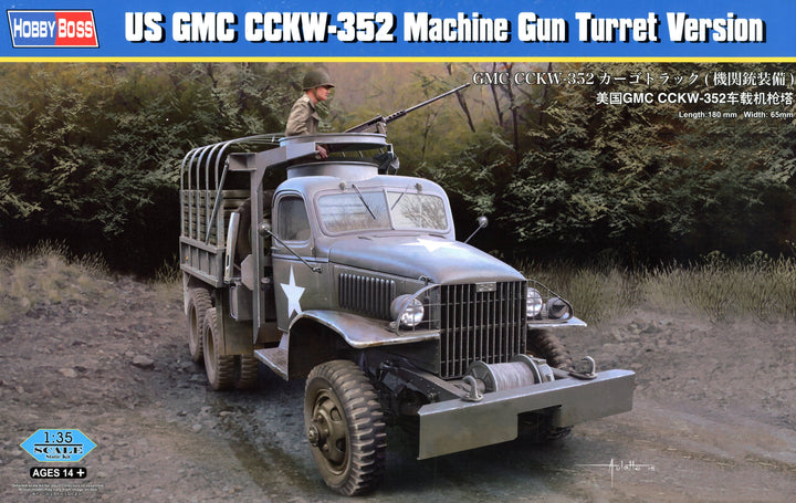 Hobby Boss 1/35 CCKW-352 Machine Gun Turret Version | 6939319238337