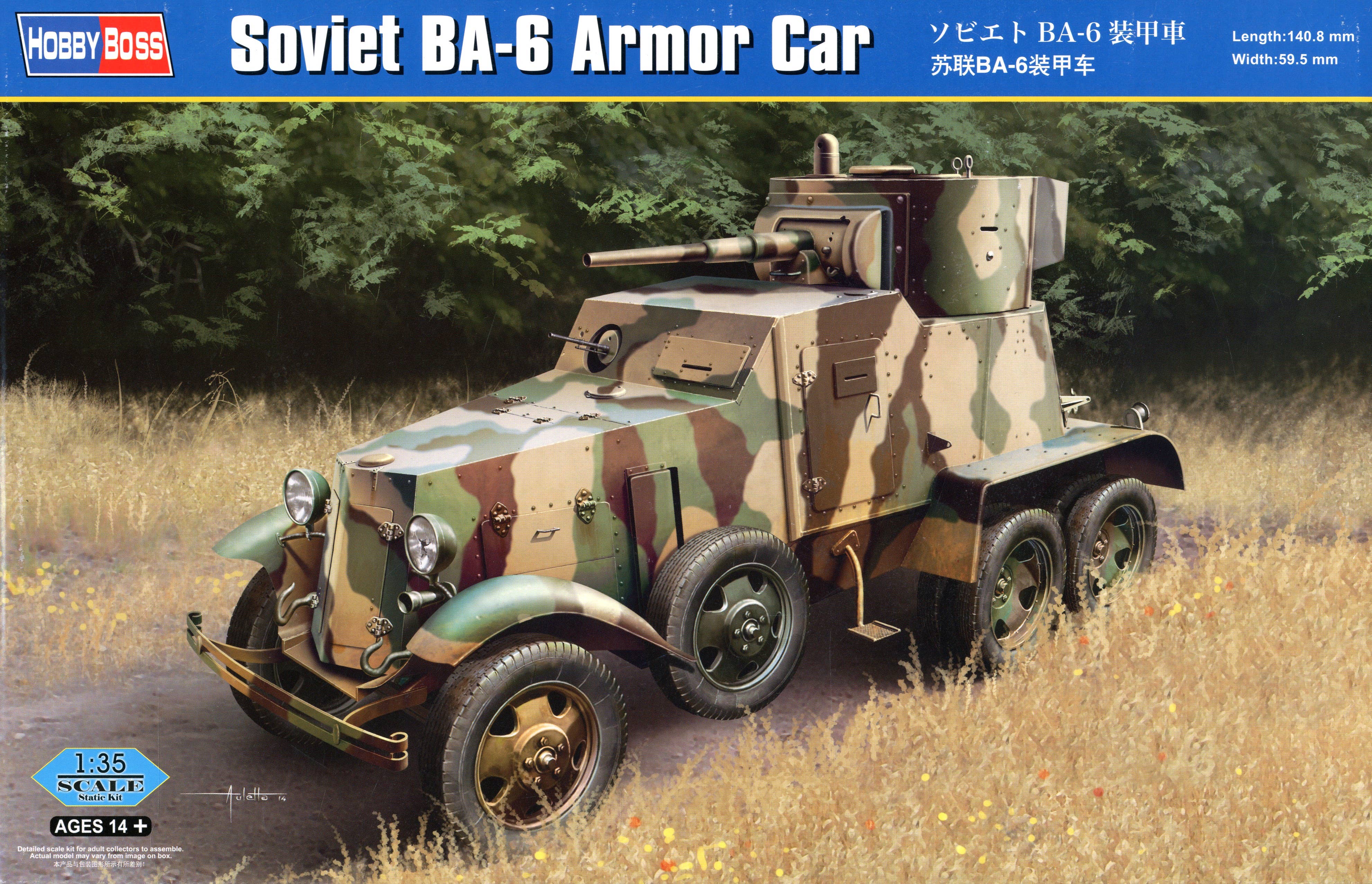 Hobby Boss 1/35 Soviet BA-6 Armor Car | 6939319238399