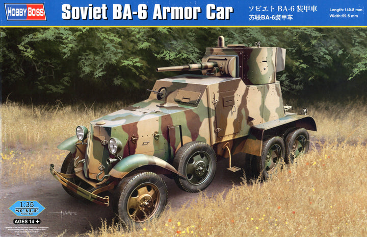 Hobby Boss 1/35 Soviet BA-6 Armor Car | 6939319238399