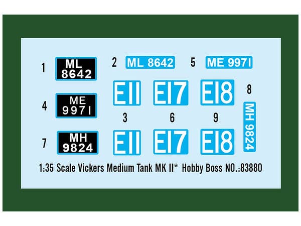 Hobby Boss 1/35 Vickers Medium Tank MK.II* | 6939319238801