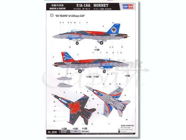 Hobby Boss 1/72 F/A-18A HORNET | 6939319202680