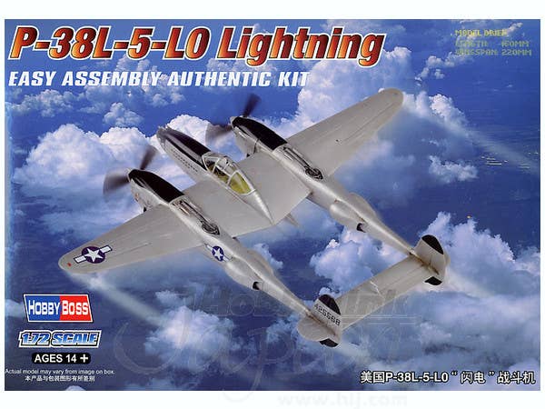 Hobby Boss 1/72 P-38L-5-L0 Lightning | 6939319202840