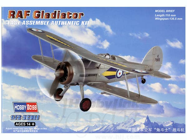 Hobby Boss 1/72 RAF Gladiator | 6939319202895