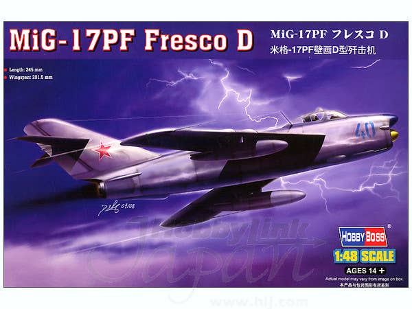 Hobby Boss 1/48 MiG-17PF Fresco D | 6939319203366
