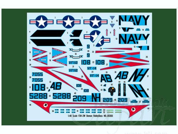 Hobby Boss 1/48 F3H-2M  Demon | 6939319203656