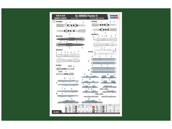 Hobby Boss 1/48 Su-30MKK Flanker G | 6939319217141