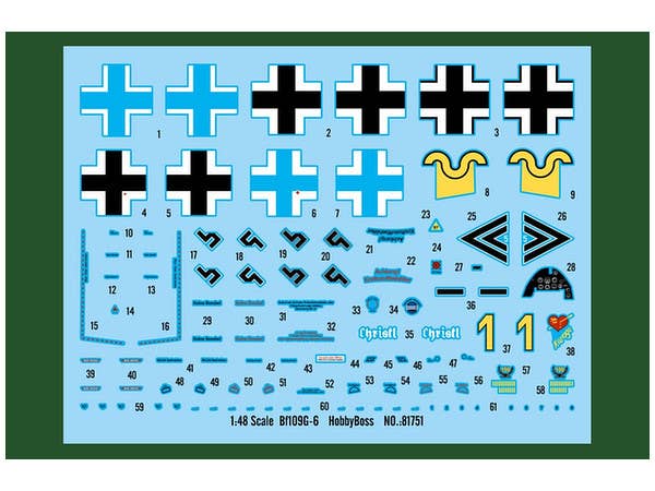 Hobby Boss 1/48 Bf109G-6 | 6939319217516