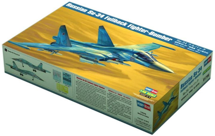 Hobby Boss 1/48 Russian Su-34 Fullback Fighter-Bomber | 6939319217561
