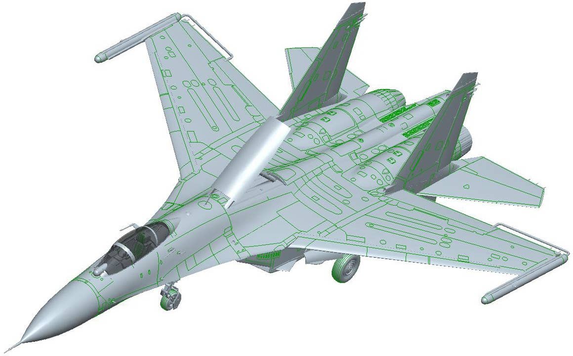 Hobby Boss 1/48 Su-27 Flanker B - Russian Knights | 6939319217769