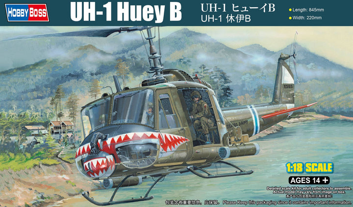 Hobby Boss 1/18 UH-1 Huey B | 6939319218063