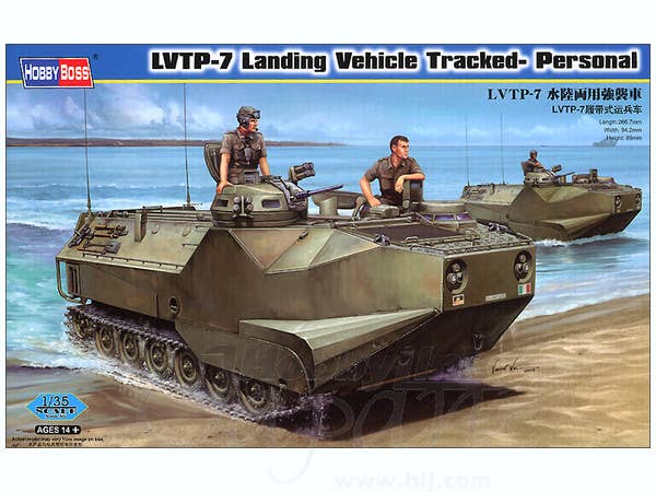 Hobby Boss 1/35 LVTP-7 Landing Vehicle, Tracked Personnel Carrier | 6939319224095
