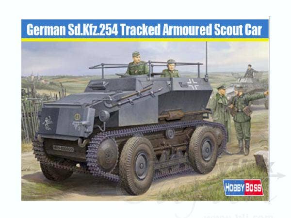 Hobby Boss 1/35 German Sd.Kfz.254 Tracked Armoured Scout Car | 6939319224910