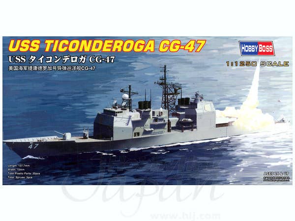 Hobby Boss 1/1250 USS Ticonderoga CG-47 | 6939319225016
