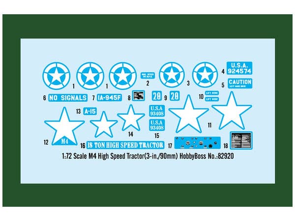 Hobby Boss 1/72 M4 High Speed Tractor (3-in./90mm) | 6939319229205